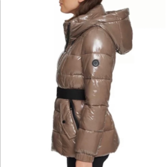 Calvin Klein Women’s Hoodie Puffed Coat - Picture 3 of 5